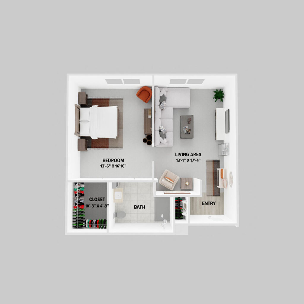 Memory Care One Bedroom