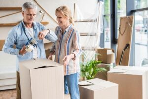 Family preparing to move