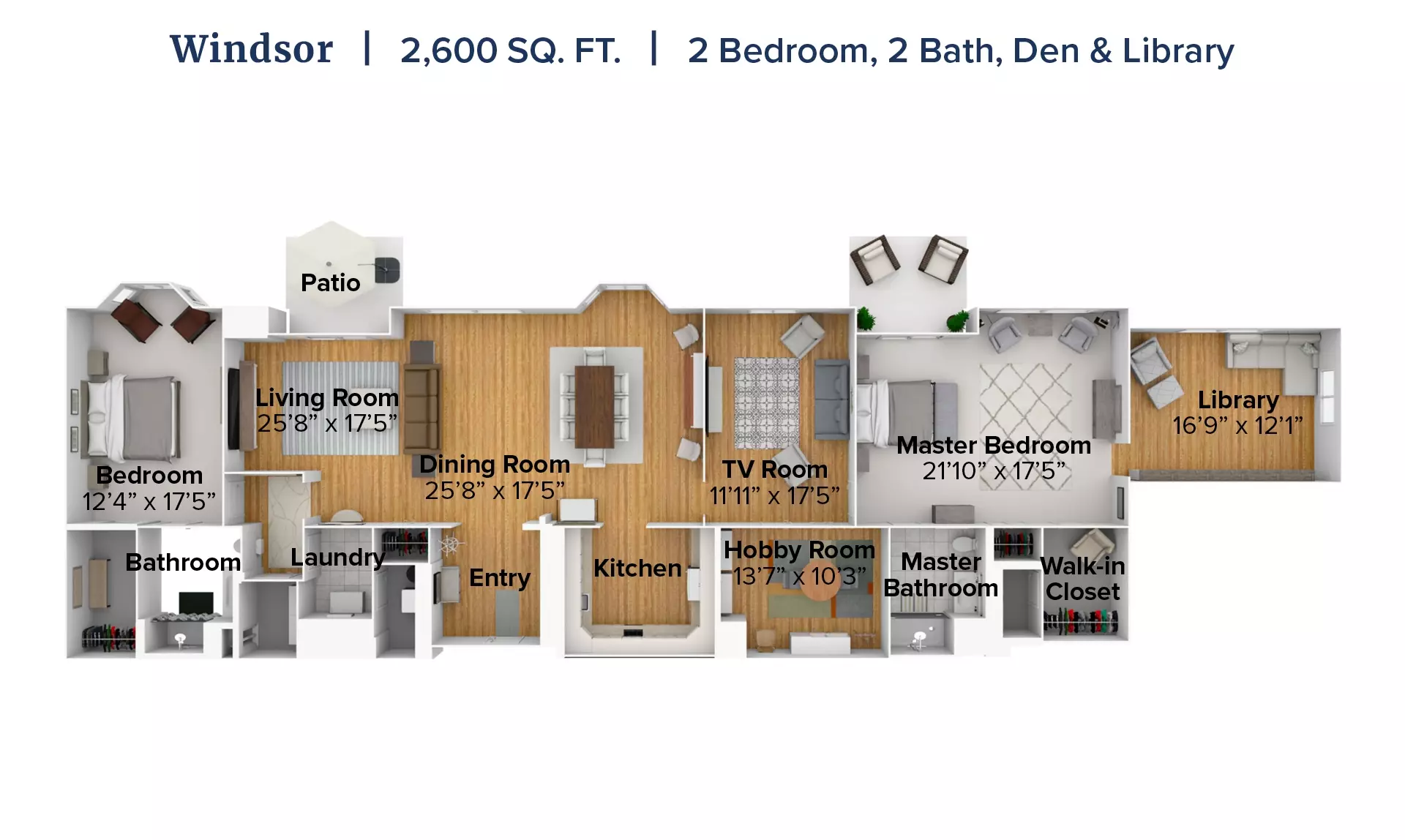 Windsor apartment floor plan
