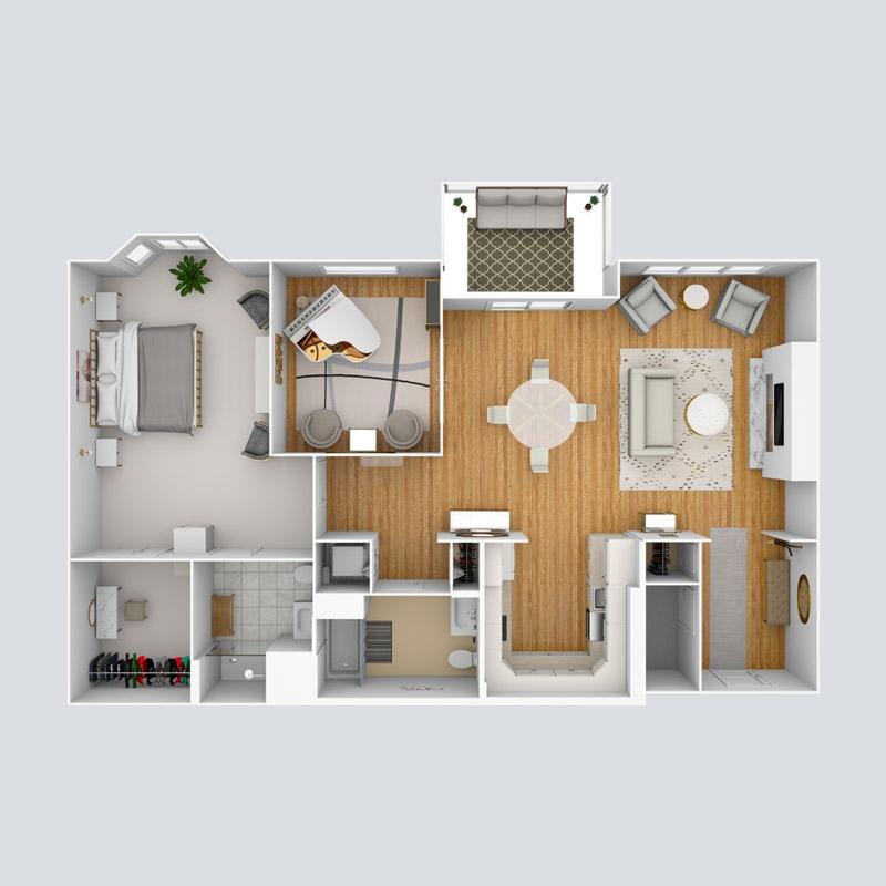 Madison apartment floor plan