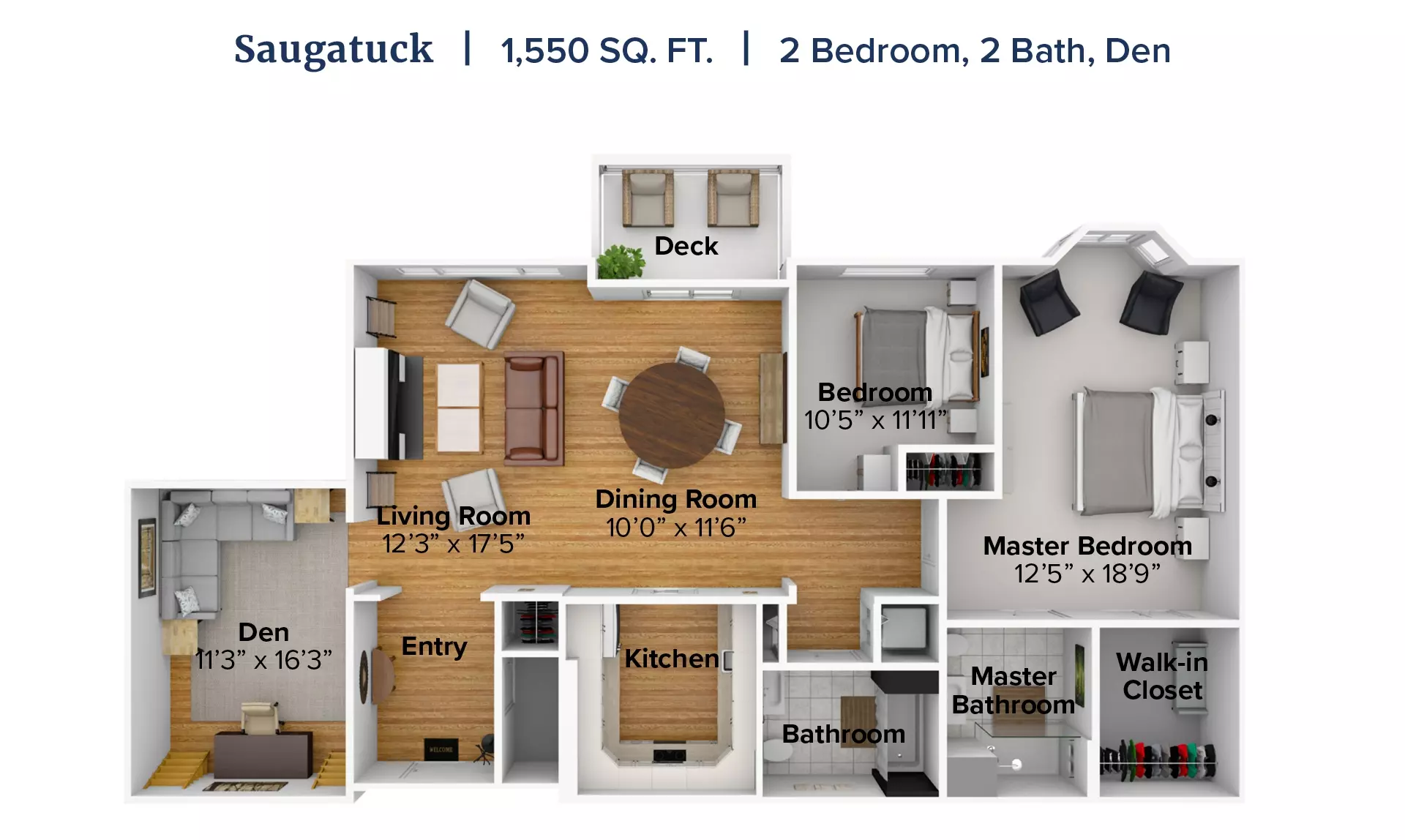 Saugatuck floor plan