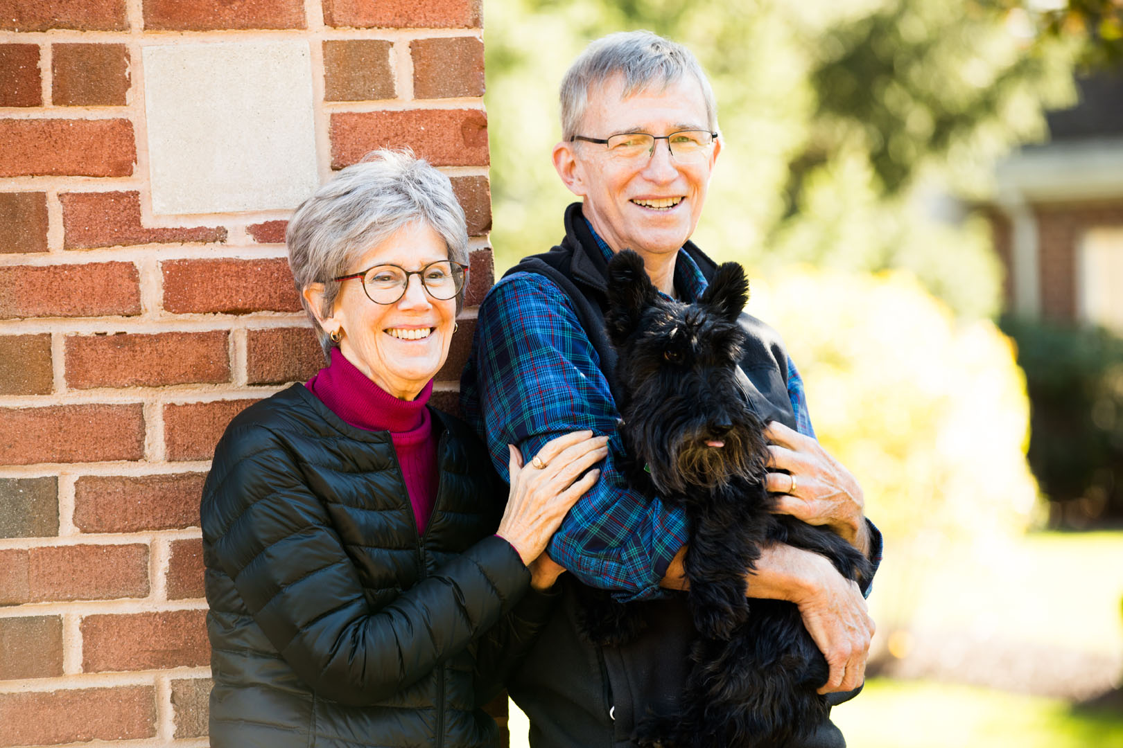 IL resident with their dog