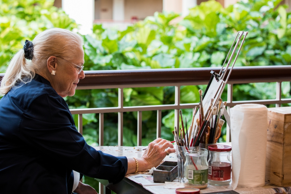 Resident Painting