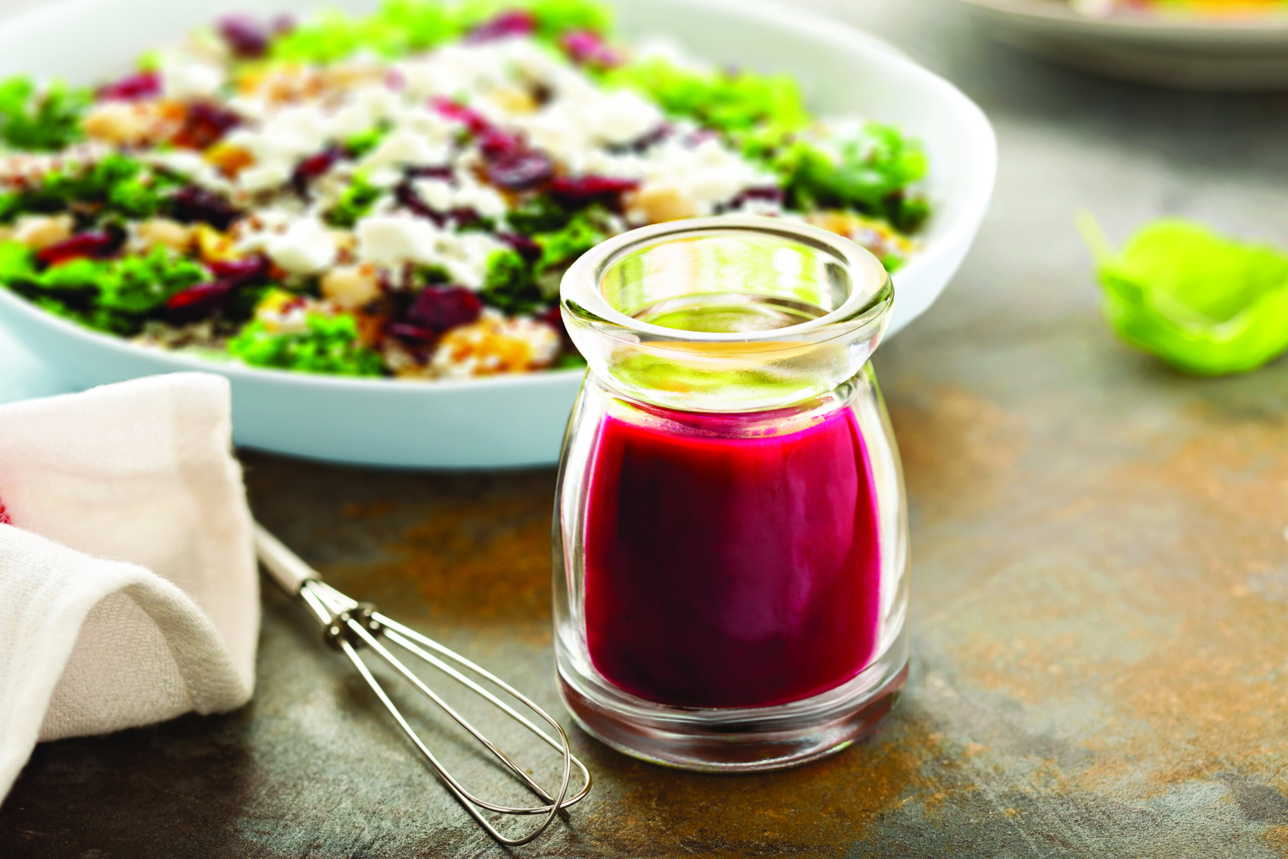 Chopped Salad with Beet Dressing Recipe Healthy recipes for seniors