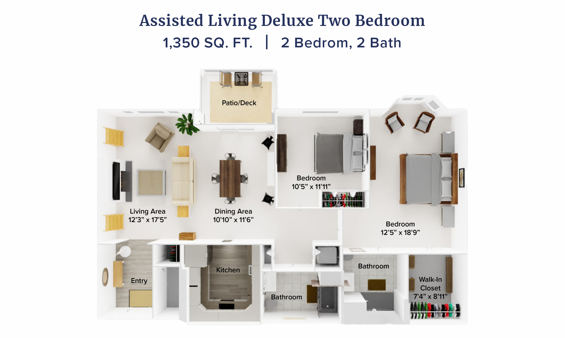 Assisted Living 2 Bedroom