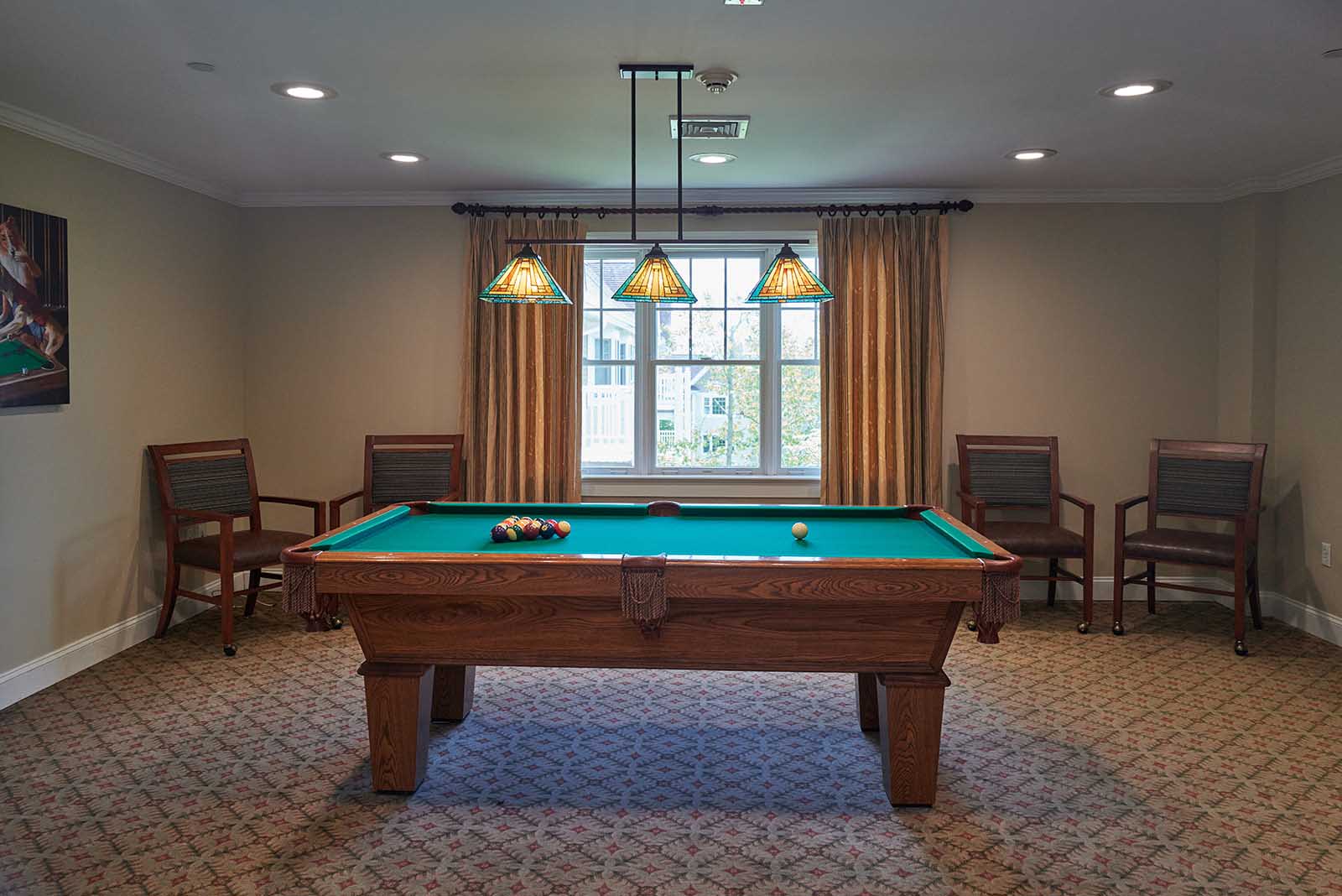Meadow Ridge billiards room